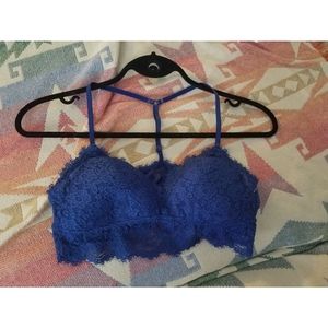 Aerie Blue Eyelash Bralette
